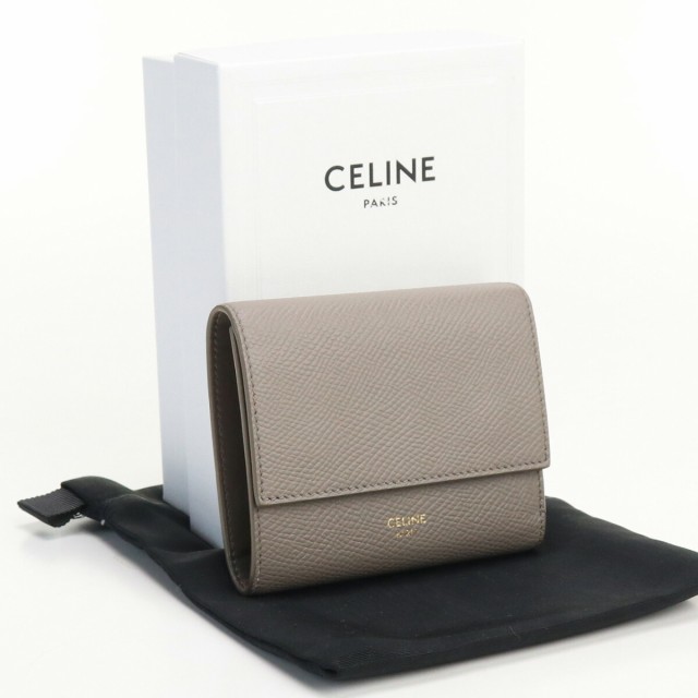 良品セリーヌ(CELINE) スモール トリフォールドウォレット 三つ折り ...