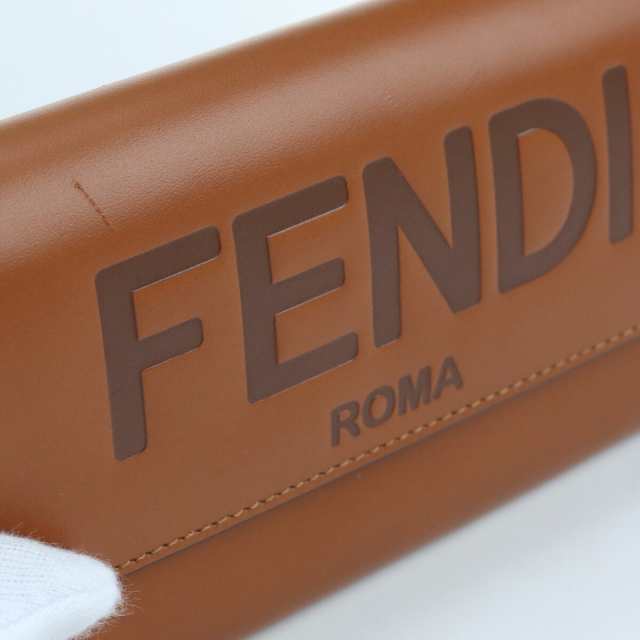 中古】良品フェンディ(FENDI) ローマコンチネンタルウォレット 二折り