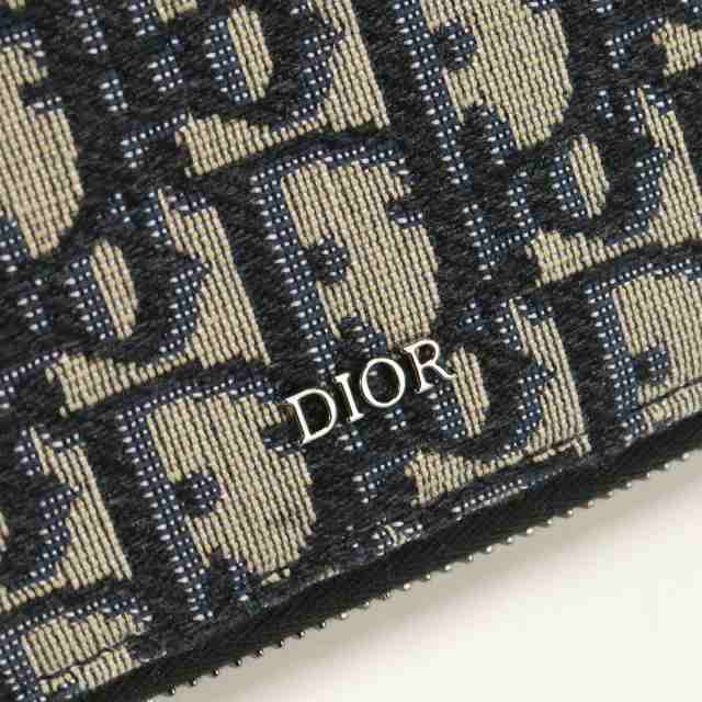 中古】良品ディオール(Christian Dior) ラウンドファスナー財布 ジップ