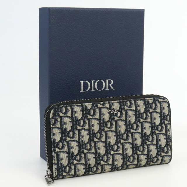 良品ディオール(Christian Dior) オブリーク ロングジップウォレット