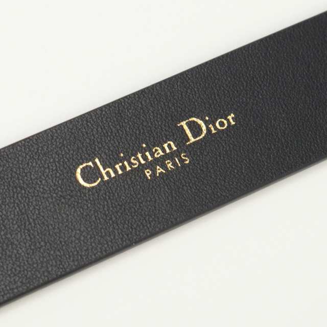 中古】・未使用ディオール(Christian Dior) CDレザーベルト #70