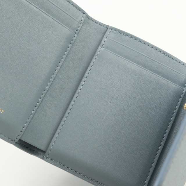 Dior ディオール S2057 三折財布小銭入付き ブラック レディース