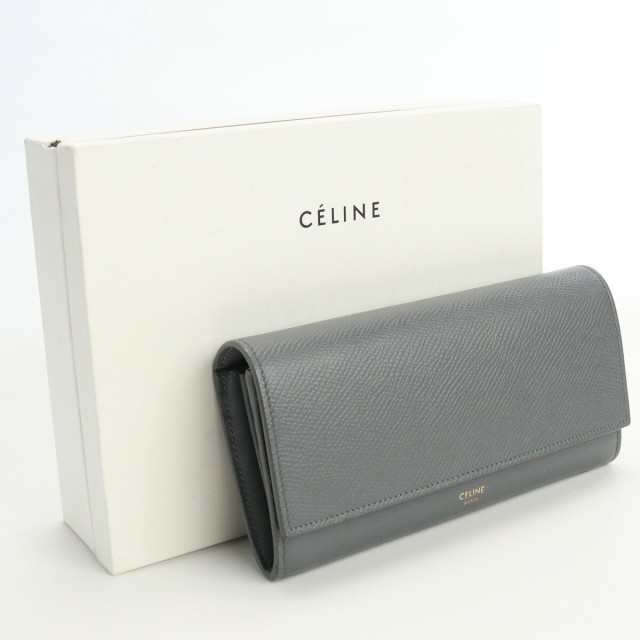 中古】良品セリーヌ(CELINE) ラージ フラップウォレット ブランド ...