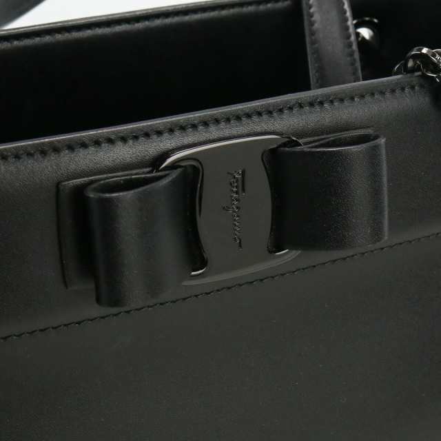 中古】良品フェラガモ(FERRAGAMO) トートバッグ ブランド レザー 21