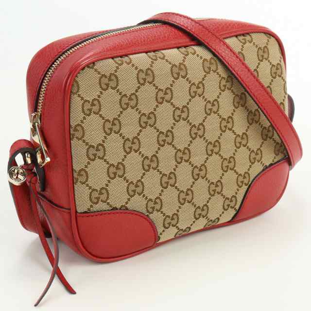 中古】・未使用グッチ(GUCCI) GGキャンバス ショルダーバッグ ブランド