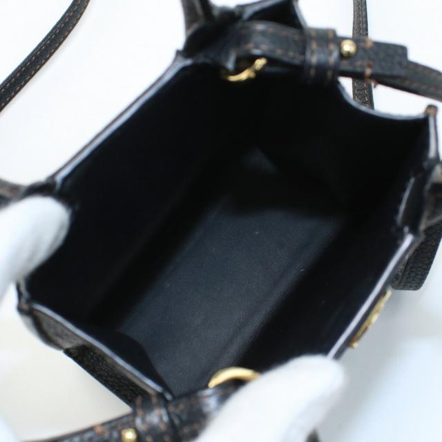 BURBERRY ブラック ショルダーバッグ　レザー BURBERRY 中古 バーバリー ショルダー レディース ブランド
