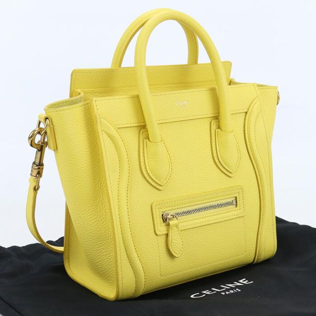 【中古】良品セリーヌ(CELINE)  ラゲージナノ ブランド トートバッグ 18924 3DRU 11CT ランク：A us-2 2WAY ｼｮﾙﾀﾞｰ ﾚﾃﾞｨｰｽの通販は