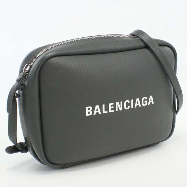 【中古】良品バレンシアガ(BALENCIAGA) エブリデイ カメラバッグ ブランド ショルダーバッグ 489812 グレー系ランク：A us-2 ﾚﾃﾞｨｰ