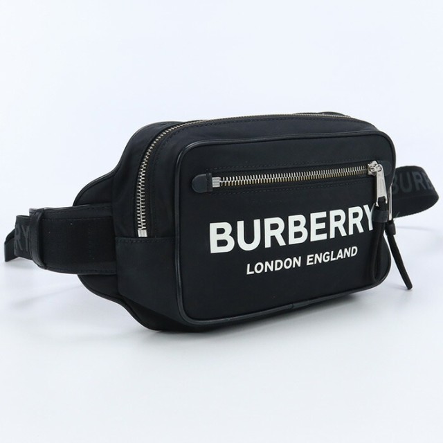 【中古】良品バーバリー(BURBERRY) ウエストバッグ ナイロン 8021089 ブラック系　ランク：A us-2 ﾒﾝｽﾞ ﾚﾃﾞｨｰｽ