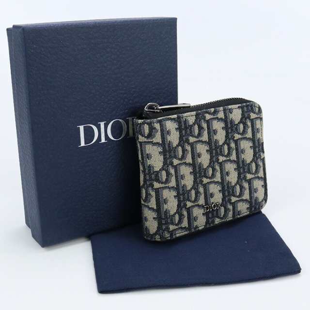 中古】良品ディオール(Christian Dior) ジップウォレット ディオール ...