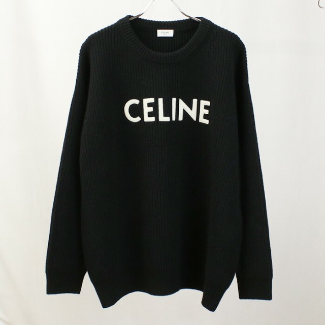 【中古】セリーヌ(CELINE) オーバーサイズ セーター ウール 2A19R423P 38NO ブラック系　ランク：AB us-2 ﾒﾝｽﾞ