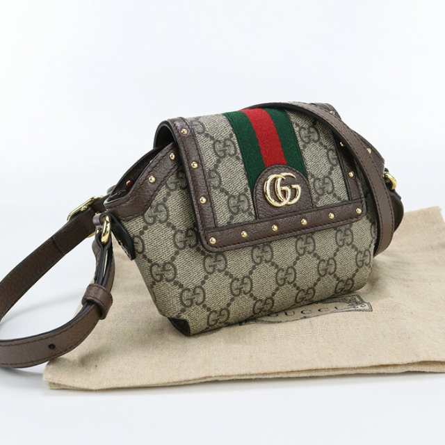 【中古】美品グッチ(GUCCI) オフィディア ヘッドフォンケース GGスプリーム 675997 ベージュ系　ランク：S us-1 ﾚﾃﾞｨｰｽ