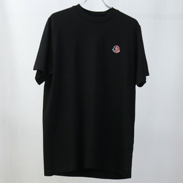 【中古】・未使用モンクレール(MONCLER) T-SHIRT #M SS コットン 8C0007 M2326 999 ブラック系　ランク：S us-1 ﾒﾝｽﾞ