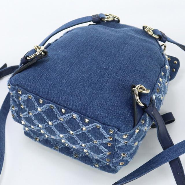 中古】良品ヴァレンティノ(VALENTINO) ロックスタッズ バックパック  