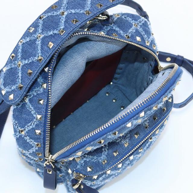 中古】良品ヴァレンティノ(VALENTINO) ロックスタッズ バックパック  