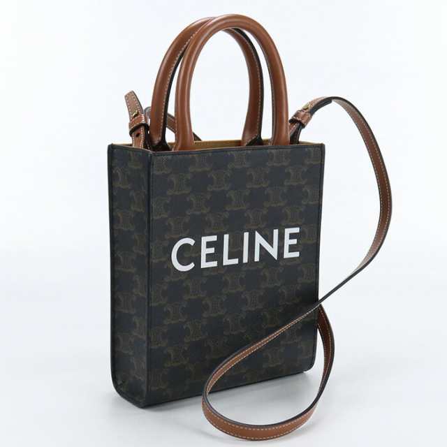 中古】良品セリーヌ(CELINE) トリオンフキャンバス ミニ バーティカル カバ PVC ブラウン系 ランク：A us-2 2WAY ｼｮﾙﾀﾞｰ  ﾚﾃの通販はau PAY マーケット - ブランド総合卸ビッグヒット | au PAY マーケット－通販サイト