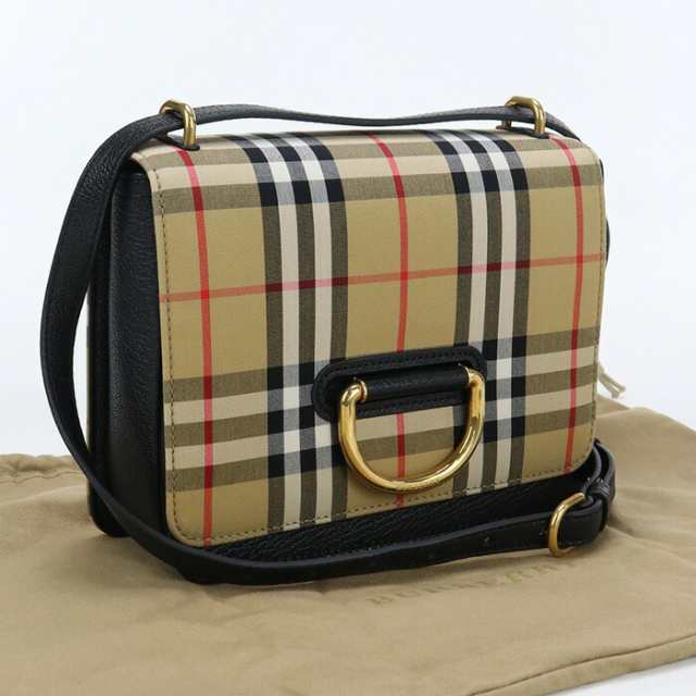 【中古】良品バーバリー(BURBERRY) ショルダーバッグ チェック 4076641 ベージュランク：A us-2 ﾚﾃﾞｨｰｽ