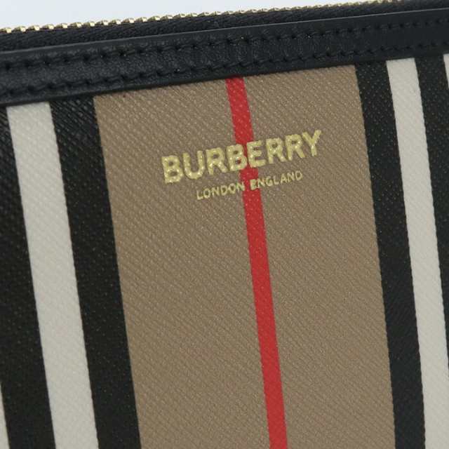 【中古】美品バーバリー(BURBERRY) ジップアラウンドウォレット PVC 8027427 ベージュ系　ランク：S us-1 ﾚﾃﾞｨｰｽ