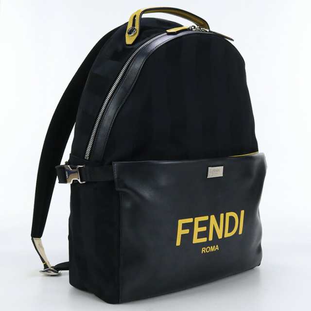 【中古】良品フェンディ(FENDI) ペカン バックパック リュック 7VZ053 ブラックランク：A us-2 ﾒﾝｽﾞ ﾚﾃﾞｨｰｽ