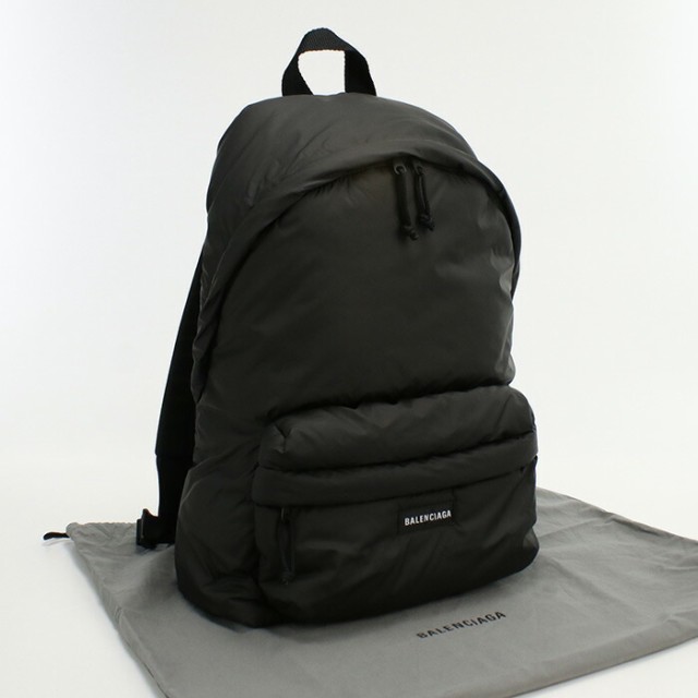 【中古】良品バレンシアガ(BALENCIAGA) バックパック リュック 503221 1000 ﾌﾞﾗｯｸランク：A us-2 ﾒﾝｽﾞ