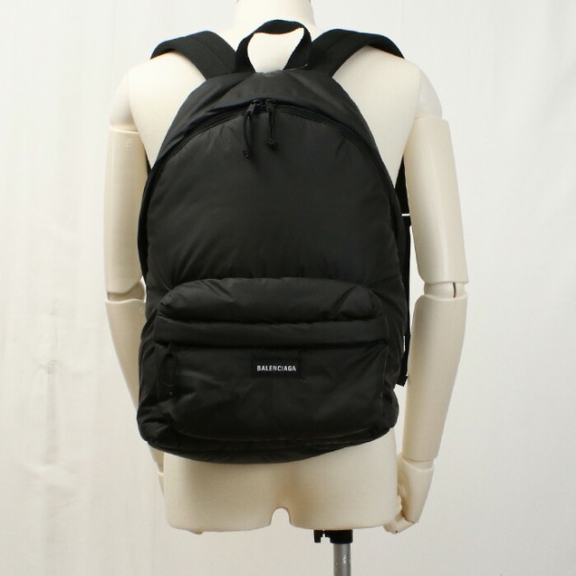 【中古】良品バレンシアガ(BALENCIAGA) バックパック リュック 503221 1000 ﾌﾞﾗｯｸランク：A us-2 ﾒﾝｽﾞ