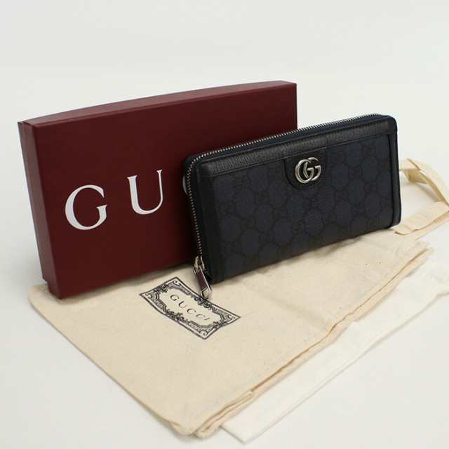 【中古】良品グッチ(GUCCI) オフィディア GGジップアラウンドウォレット GGスプリーム 706844 UULBN 4055 ランク：A us-2 ﾒﾝｽﾞ