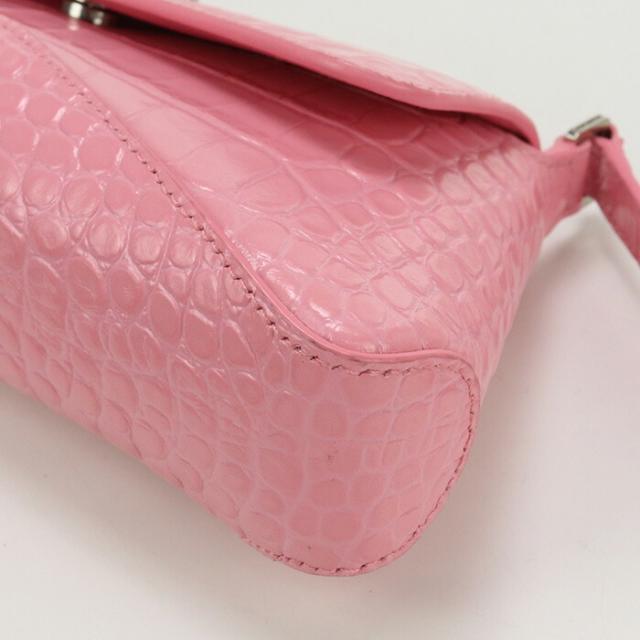 バレンシアガ クロコ型押し XX スモール フラップ クロスボディバッグ