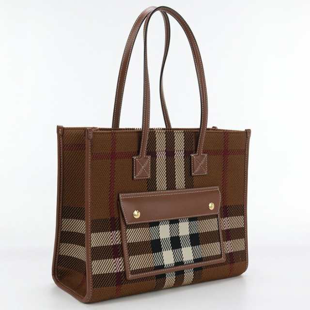 【中古】良品バーバリー(BURBERRY) トートバッグ ファブリック 8049133 ﾌﾞﾗｳﾝランク：A us-2 ﾚﾃﾞｨｰｽ