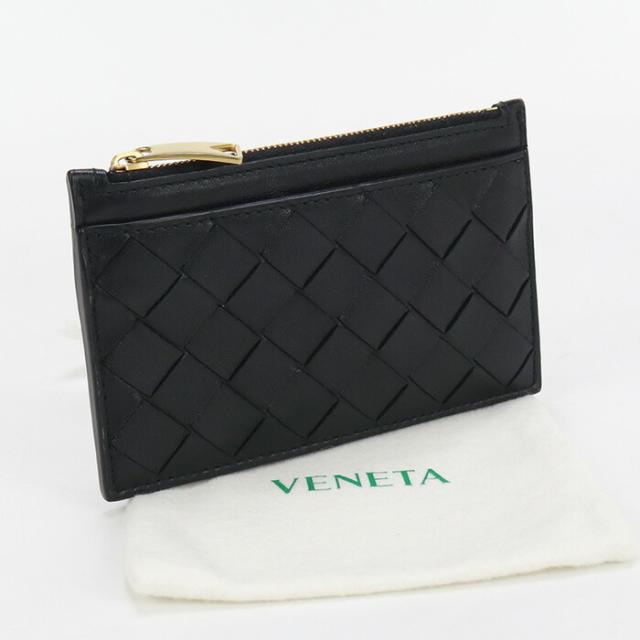 中古良品BOTTEGA VENETA イントレチャート 三つ折り財布 ファスナー ブラウン ランク：A us-2 レディース 中古良品BOTTEGA VENETA ボッテガ・ヴェネタ ミニボストン イントレ