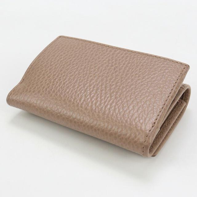【中古】グッチ(GUCCI) GGマーモント 三つ折り財布 レザー 644407 ピンクベージュランク:AB us-2 レディースの通販は 【中古】グッチ(GUCCI) GGマーモント 三つ折り財布 レザー 644407 ピンクベージュランク:AB us-2 レディースの通販は