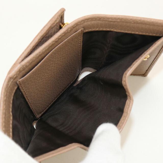 【中古】グッチ(GUCCI) GGマーモント 三つ折り財布 レザー 644407 ピンクベージュランク:AB us-2 レディースの通販は 【中古】グッチ(GUCCI) GGマーモント 三つ折り財布 レザー 644407 ピンクベージュランク:AB us-2 レディースの通販は