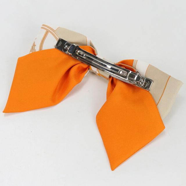 中古】・未使用エルメス(HERMES) グルネル PM シルクツイル オレンジ系 