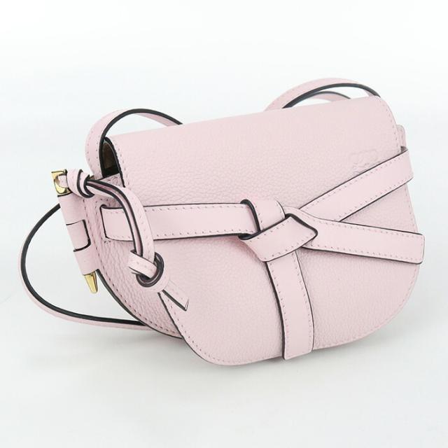 LOEWE よれれ ロエベ バルセロナ ショルダーバッグ ピンク