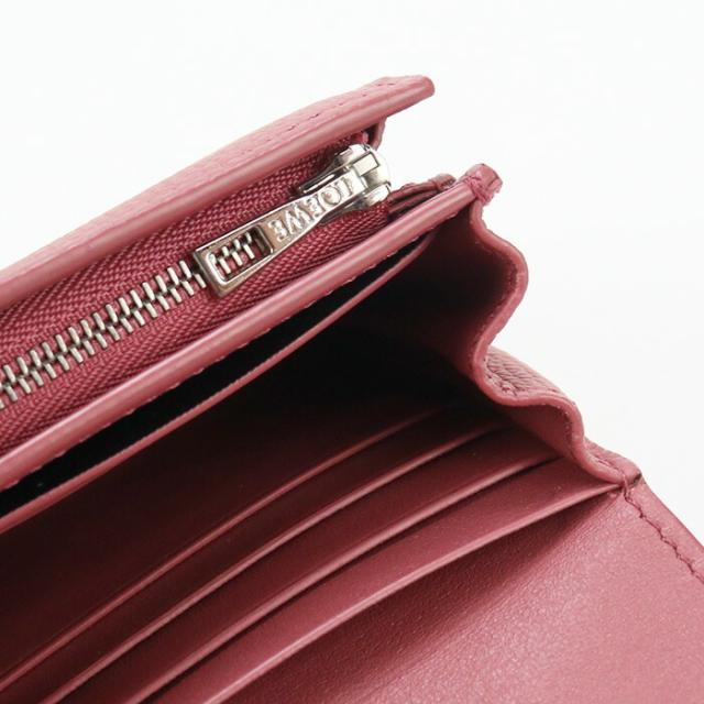 LOEWE ロエベ アナグラム コンパクトフラップウォレット オーカー 今日