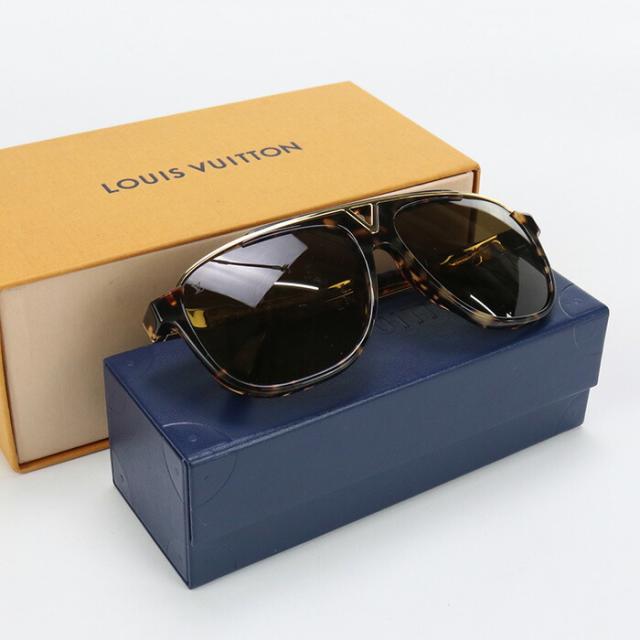 【中古】良品ルイ・ヴィトン(LOUIS VUITTON)  サングラス・マスコット アセテート Z9038E 9D5 ｺﾞｰﾙﾄﾞ系ランク：A us-2   ﾒﾝｽﾞの通販は 32,487円