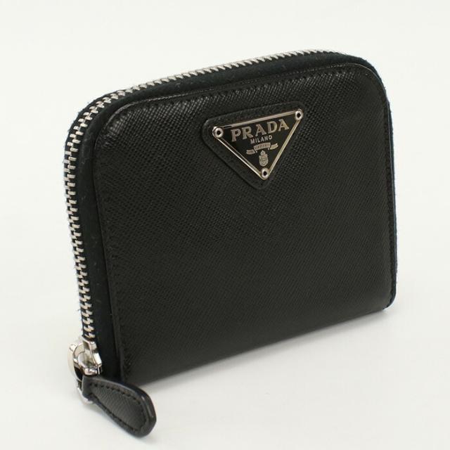 PRADA プラダ サフィアーノトライアングルミニウォレット 1M0268