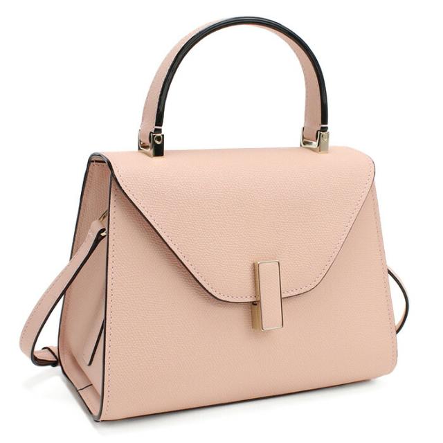 【新品】ヴァレクストラ VALEXTRA  ミニ イジィデ　Mini Iside　ハンドバッグ 2WAY ショルダー V5E36　028　00PN　ピンク系