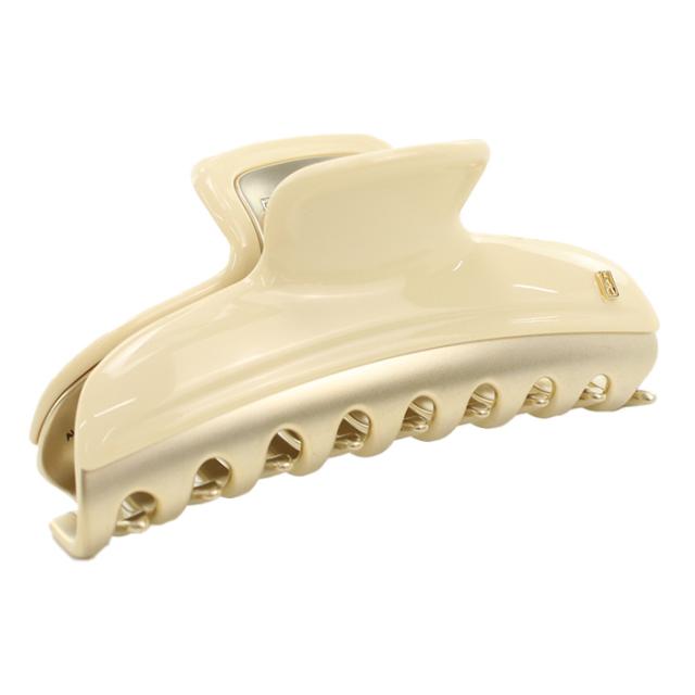 ALEXANDRE DE PARIS アレクサンドル ドゥ パリ ヘアクリップ ICCL-12832-02 I1 VENDOME ヴァンドーム Lクリップ レディース アイボリー