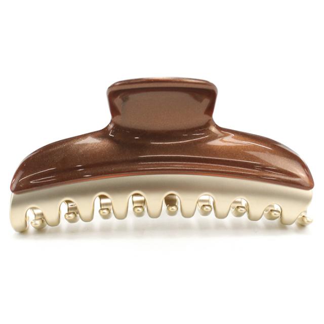 ALEXANDRE DE PARIS アレクサンドル ドゥ パリ ヘアアクセサリー ICCL-12832-02 X4 VENDOME ヴァンドーム Lクリップ レディース ブラウン_4