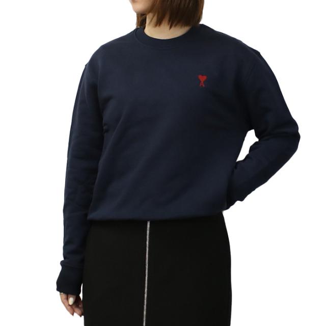 AMI PARIS アミパリス スウェット BFUSW035.730 430 ユニセックス ネイビー