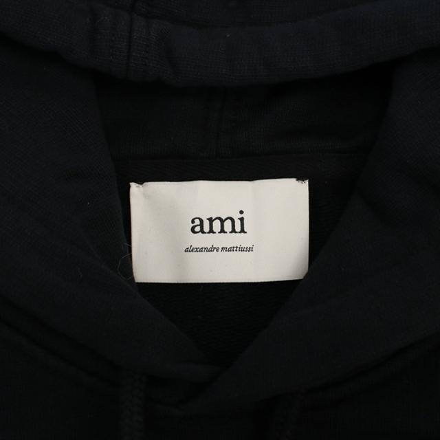 AMI PARIS アミパリス パーカー BFUSW235.730 001 ユニセックス ブラック パーカー