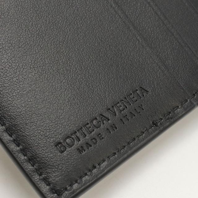 BOTTEGA VENETA ボッテガ ヴェネタ 二つ折り財布 小銭入付き イントレチャート 600270 V3UH2 8803 レディース ブラック_1