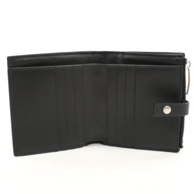 BOTTEGA VENETA ボッテガ ヴェネタ 二つ折り財布 小銭入付き イントレチャート 600270 V3UH2 8803 レディース ブラック_2