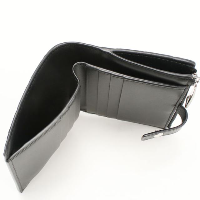 BOTTEGA VENETA ボッテガ ヴェネタ 二つ折り財布 小銭入付き イントレチャート 600270 V3UH2 8803 レディース ブラック_3