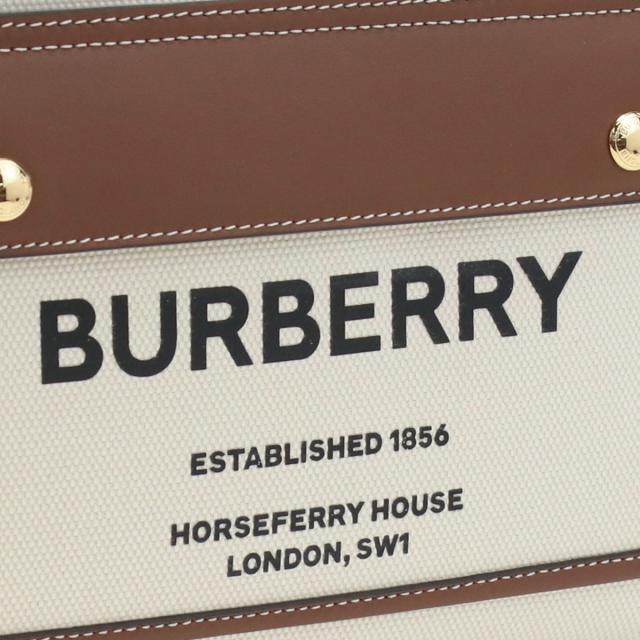 BURBERRY バーバリー スモール フレヤトート 8044138 A1395 レディース ホワイト系 ブラウン系_1