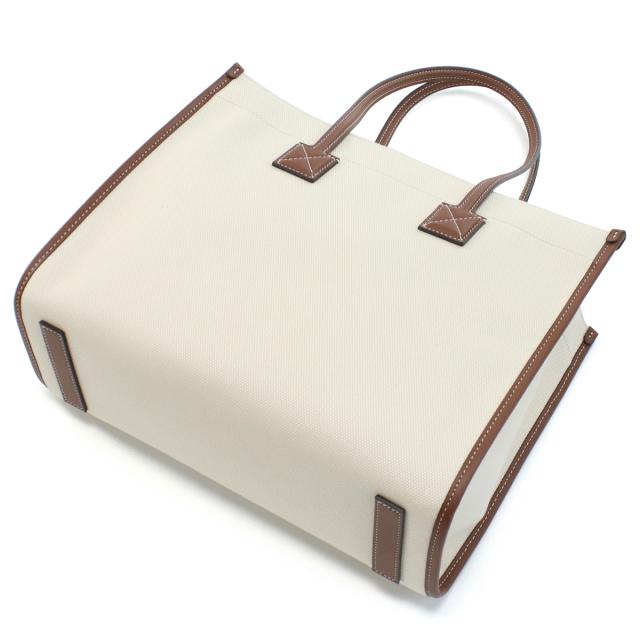 BURBERRY バーバリー スモール フレヤトート 8044138 A1395 レディース ホワイト系 ブラウン系_3