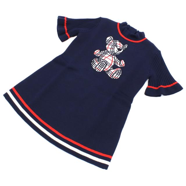 BURBERRY バーバリー ワンピース 8052636 A1222 ベビー ネイビー