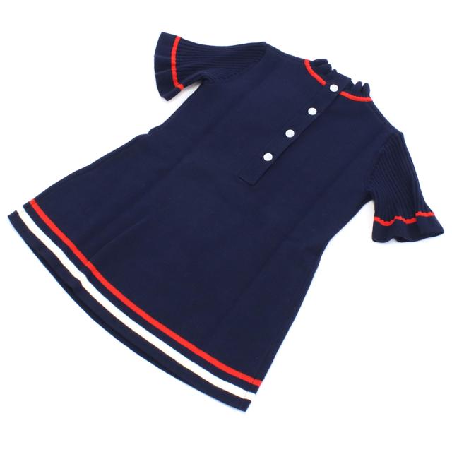 BURBERRY バーバリー ワンピース 8052636 A1222 ベビー ネイビー_3