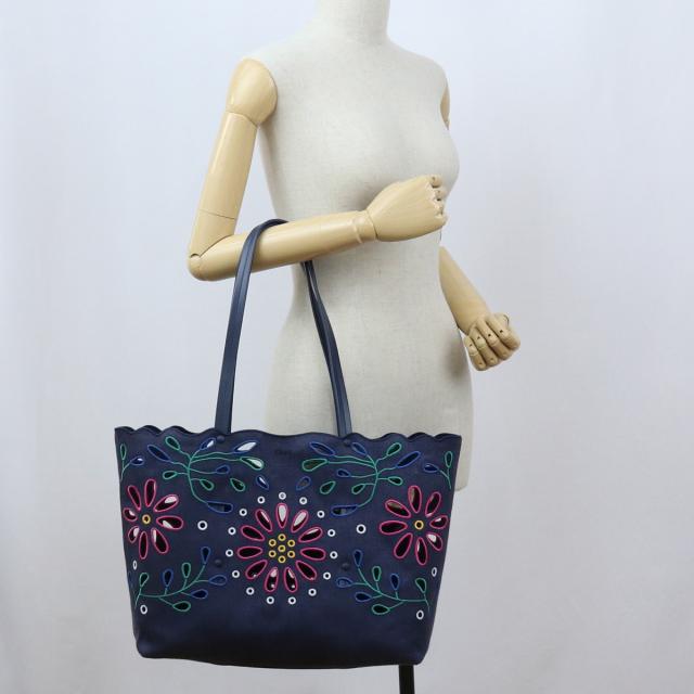 Chloe クロエ トートバッグ CHC22SS493G24 4C4 レディース ネイビー_7