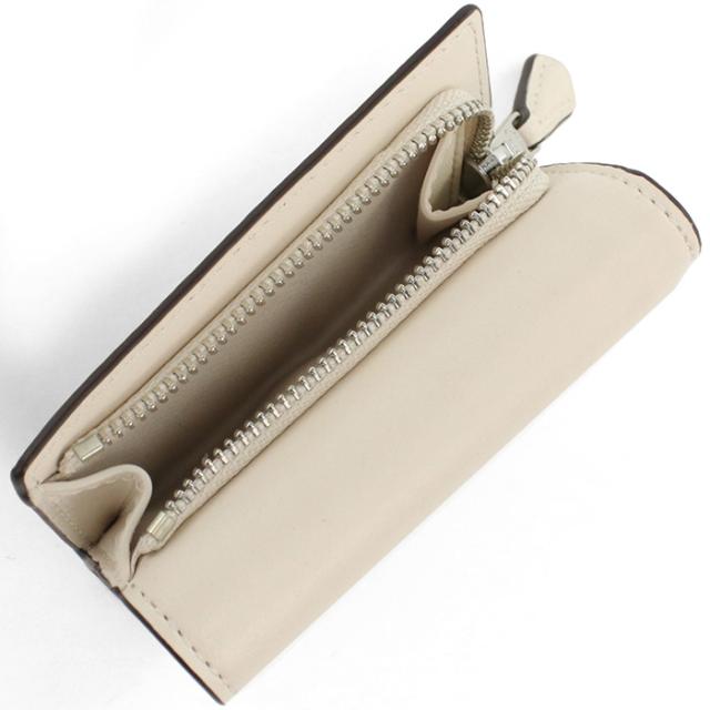 COACH コーチ　マイクロ ウォレット シグネチャー 三つ折り財布小銭入れ付き CM761 SIGHA レディース ホワイト